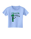 Peace Man Alien Toddler T-Shirt-Toddler T-Shirt-TooLoud-Aquatic-Blue-2T-Davson Sales