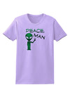 Peace Man Alien Womens T-Shirt-Womens T-Shirt-TooLoud-Lavender-X-Small-Davson Sales