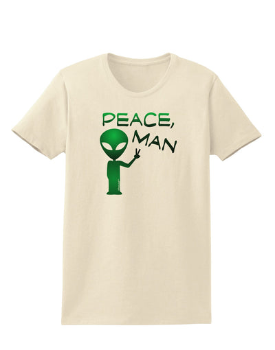 Peace Man Alien Womens T-Shirt-Womens T-Shirt-TooLoud-Natural-X-Small-Davson Sales