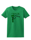 Peace Man Alien Womens T-Shirt-Womens T-Shirt-TooLoud-Kelly-Green-X-Small-Davson Sales
