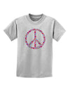 Peace Sign Hearts Childrens T-Shirt-Childrens T-Shirt-TooLoud-AshGray-X-Small-Davson Sales