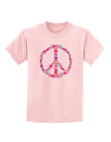 Peace Sign Hearts Childrens T-Shirt-Childrens T-Shirt-TooLoud-PalePink-X-Small-Davson Sales