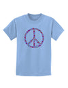 Peace Sign Hearts Childrens T-Shirt-Childrens T-Shirt-TooLoud-Light-Blue-X-Small-Davson Sales