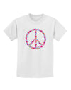 Peace Sign Hearts Childrens T-Shirt-Childrens T-Shirt-TooLoud-White-X-Small-Davson Sales