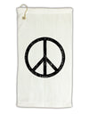 Peace Sign Symbol - Distressed Micro Terry Gromet Golf Towel 16 x 25 inch-Golf Towel-TooLoud-White-Davson Sales