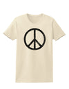 Peace Sign Symbol - Distressed Womens T-Shirt-Womens T-Shirt-TooLoud-Natural-X-Small-Davson Sales