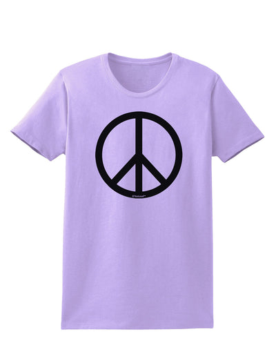 Peace Sign Symbol Womens T-Shirt-Womens T-Shirt-TooLoud-Lavender-X-Small-Davson Sales