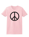 Peace Sign Symbol Womens T-Shirt-Womens T-Shirt-TooLoud-PalePink-X-Small-Davson Sales