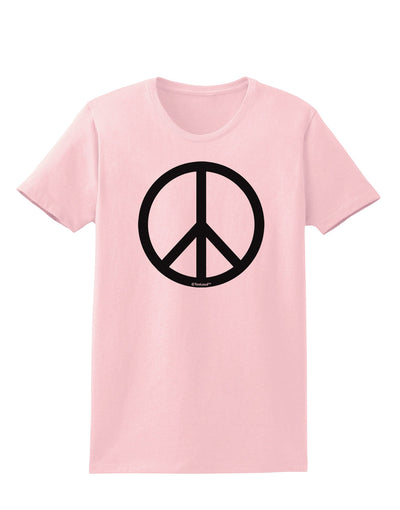 Peace Sign Symbol Womens T-Shirt-Womens T-Shirt-TooLoud-PalePink-X-Small-Davson Sales