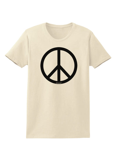 Peace Sign Symbol Womens T-Shirt-Womens T-Shirt-TooLoud-Natural-X-Small-Davson Sales