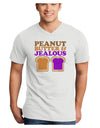 Peanut Butter and Jealous Adult V-Neck T-shirt by TooLoud-Mens V-Neck T-Shirt-TooLoud-White-Small-Davson Sales