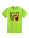 Peanut Butter and Jealous Childrens T-Shirt by TooLoud-Childrens T-Shirt-TooLoud-Lime-Green-X-Small-Davson Sales