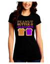 Peanut Butter and Jealous Juniors Crew Dark T-Shirt by TooLoud-T-Shirts Juniors Tops-TooLoud-Black-Juniors Fitted Small-Davson Sales