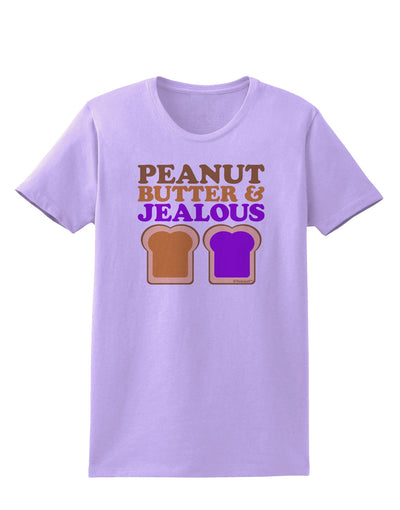 Peanut Butter and Jealous Womens T-Shirt by TooLoud-Womens T-Shirt-TooLoud-Lavender-X-Small-Davson Sales