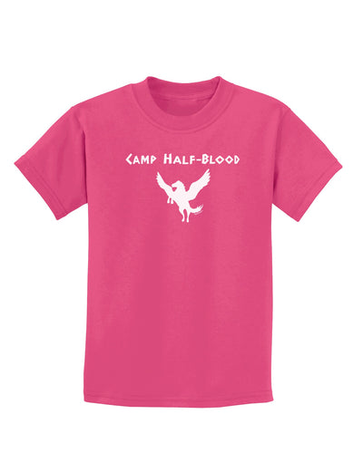 Pegasus Camp Half-Blood Childrens Dark T-Shirt-Childrens T-Shirt-TooLoud-Sangria-X-Small-Davson Sales