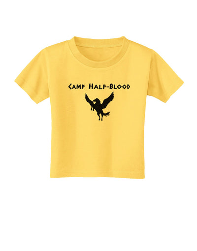 Pegasus Camp Half-Blood Toddler T-Shirt-Toddler T-Shirt-TooLoud-Yellow-2T-Davson Sales