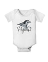 Pegasus Color Illustration Baby Romper Bodysuit-Baby Romper-TooLoud-White-06-Months-Davson Sales