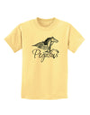 Pegasus Color Illustration Childrens T-Shirt-Childrens T-Shirt-TooLoud-Daffodil-Yellow-X-Small-Davson Sales