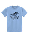 Pegasus Color Illustration Childrens T-Shirt-Childrens T-Shirt-TooLoud-Light-Blue-X-Small-Davson Sales