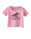 Pegasus Color Illustration Infant T-Shirt-Infant T-Shirt-TooLoud-Candy-Pink-06-Months-Davson Sales