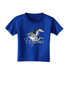 Pegasus Color Illustration Toddler T-Shirt Dark-Toddler T-Shirt-TooLoud-Royal-Blue-2T-Davson Sales
