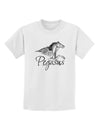 Pegasus Illustration Childrens T-Shirt-Childrens T-Shirt-TooLoud-White-X-Small-Davson Sales