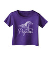 Pegasus Illustration Infant T-Shirt Dark-Infant T-Shirt-TooLoud-Purple-06-Months-Davson Sales