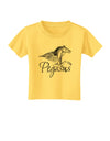 Pegasus Illustration Toddler T-Shirt-Toddler T-Shirt-TooLoud-Yellow-2T-Davson Sales