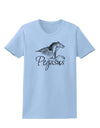 Pegasus Illustration Womens T-Shirt-Womens T-Shirt-TooLoud-Light-Blue-X-Small-Davson Sales