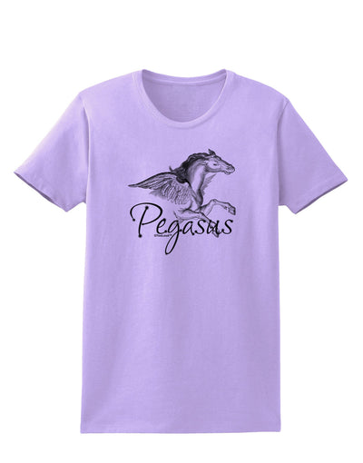 Pegasus Illustration Womens T-Shirt-Womens T-Shirt-TooLoud-Lavender-X-Small-Davson Sales