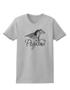 Pegasus Illustration Womens T-Shirt-Womens T-Shirt-TooLoud-AshGray-X-Small-Davson Sales