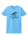 Pegasus Illustration Womens T-Shirt-Womens T-Shirt-TooLoud-Aquatic-Blue-X-Small-Davson Sales