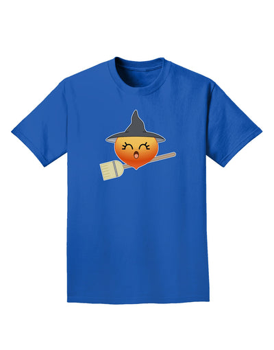 Penelope Peach Witch - Cute Fruit Adult Dark T-Shirt-Mens T-Shirt-TooLoud-Royal-Blue-Small-Davson Sales