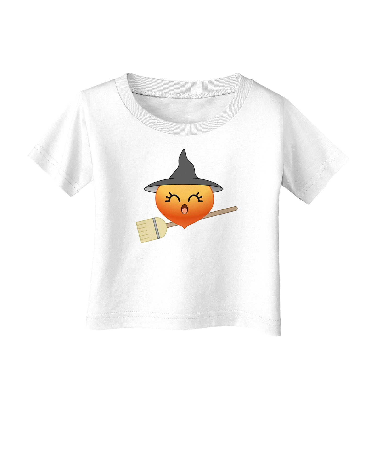 Penelope Peach Witch - Cute Fruit Infant T-Shirt-Infant T-Shirt-TooLoud-White-06-Months-Davson Sales