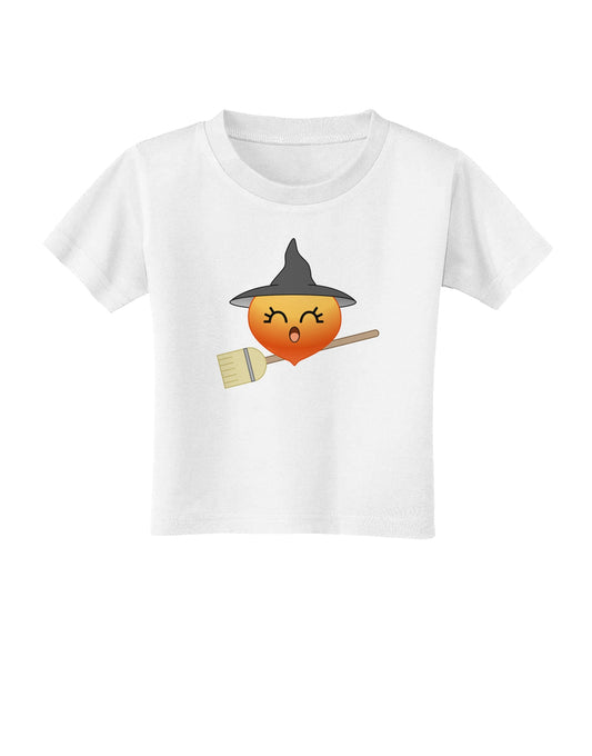 Penelope Peach Witch - Cute Fruit Toddler T-Shirt-Toddler T-Shirt-TooLoud-White-2T-Davson Sales