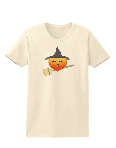 Penelope Peach Witch - Cute Fruit Womens T-Shirt-Womens T-Shirt-TooLoud-Natural-X-Small-Davson Sales