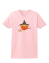 Penelope Peach Witch - Cute Fruit Womens T-Shirt-Womens T-Shirt-TooLoud-PalePink-X-Small-Davson Sales