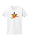 Penelope Peach Witch - Cute Fruit Womens T-Shirt-Womens T-Shirt-TooLoud-White-X-Small-Davson Sales