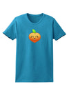 Penelope Peach Womens Dark T-Shirt-TooLoud-Turquoise-X-Small-Davson Sales