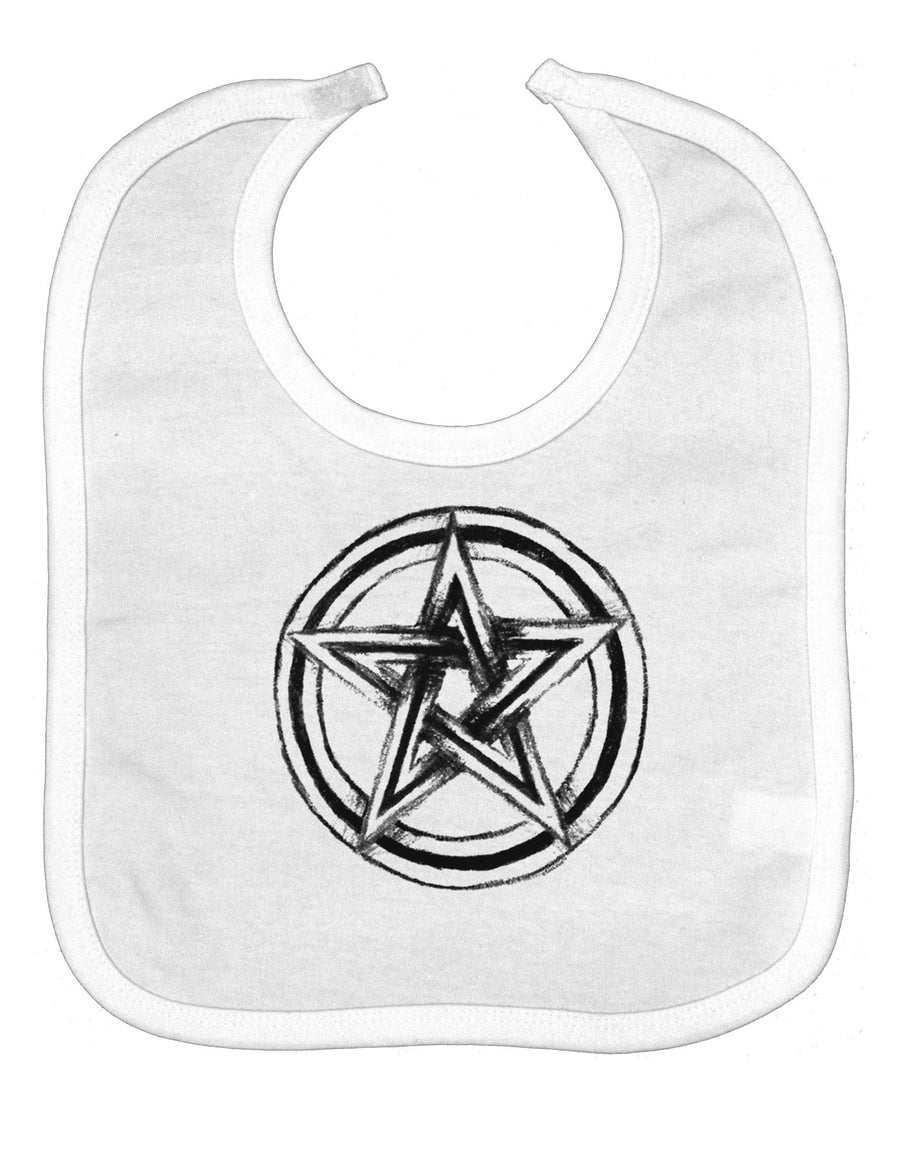 Pentacle Magick Witchcraft Star Baby Bib