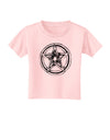 Pentacle Magick Witchcraft Star Toddler T-Shirt-Toddler T-Shirt-TooLoud-Light-Pink-2T-Davson Sales