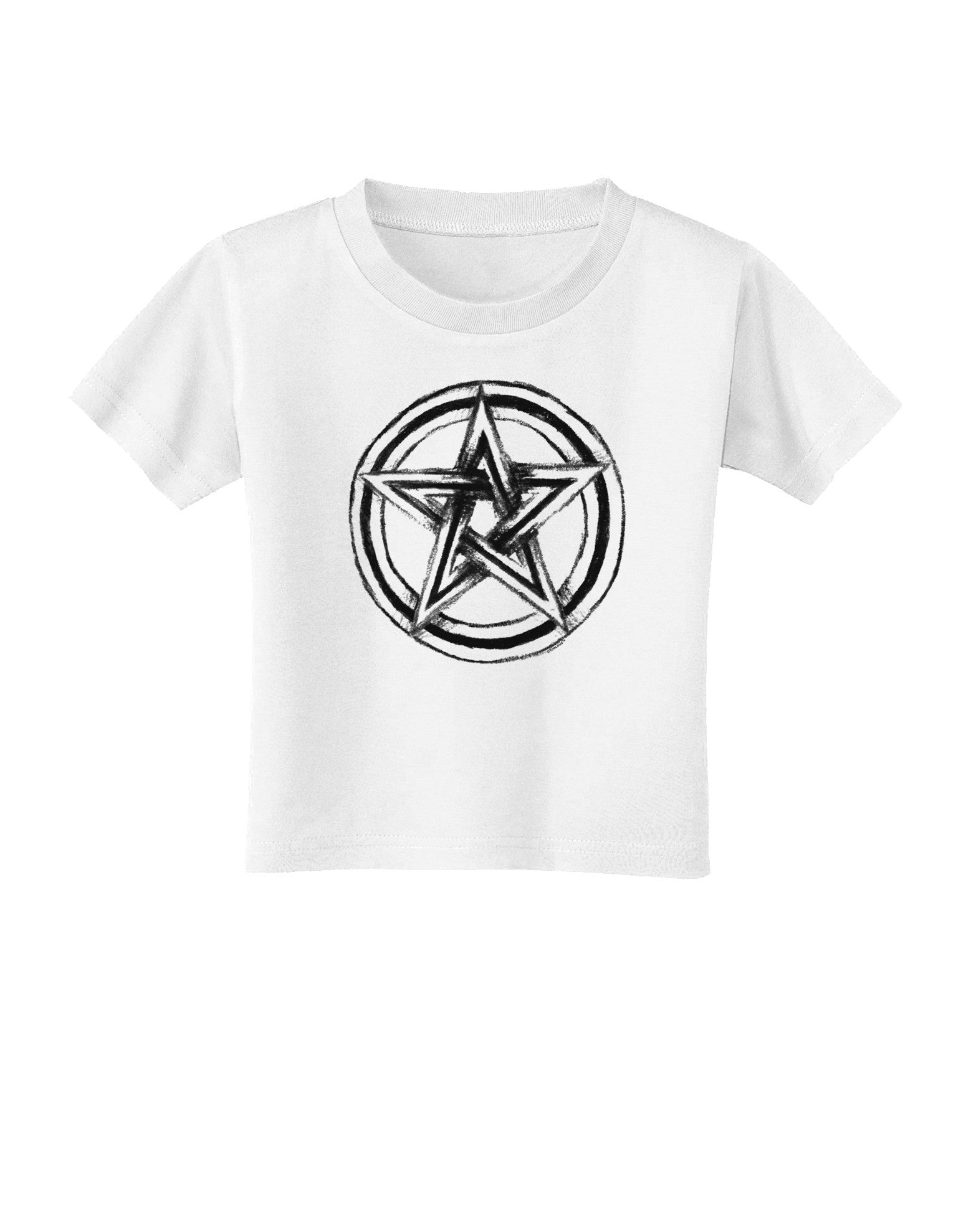 Pentacle Magick Witchcraft Star Toddler T-Shirt-Toddler T-Shirt-TooLoud-White-2T-Davson Sales