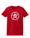 Pentacle Magick Witchcraft Star Womens Dark T-Shirt-TooLoud-Red-X-Small-Davson Sales