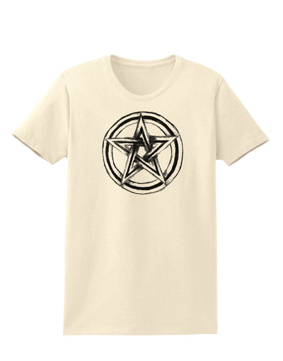 Pentacle Magick Witchcraft Star Womens T-Shirt-Womens T-Shirt-TooLoud-Natural-X-Small-Davson Sales