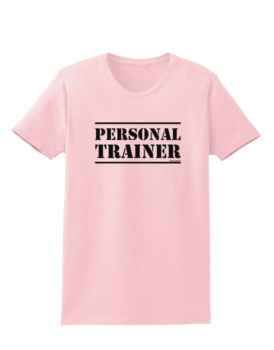 Personal Trainer Military Text Womens T-Shirt-Womens T-Shirt-TooLoud-PalePink-X-Small-Davson Sales