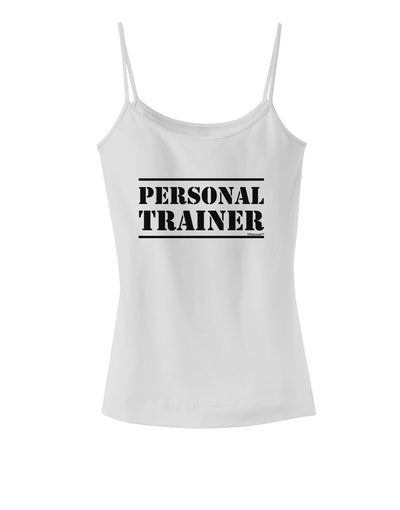 Personal Trainer Military Text Womens V-Neck Dark T-Shirt-Womens V-Neck T-Shirts-TooLoud-White-Small-Davson Sales