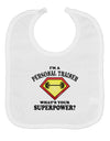 Personal Trainer - Superpower Baby Bib