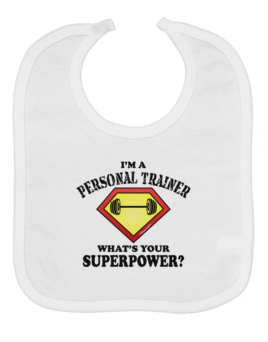 Personal Trainer - Superpower Baby Bib