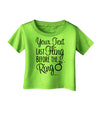 Personalized Bachelorette Party - Last Fling Before the Ring Infant T-Shirt-Infant T-Shirt-TooLoud-Lime-Green-06-Months-Davson Sales