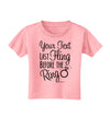 Personalized Bachelorette Party - Last Fling Before the Ring Toddler T-Shirt-Toddler T-Shirt-TooLoud-Candy-Pink-2T-Davson Sales